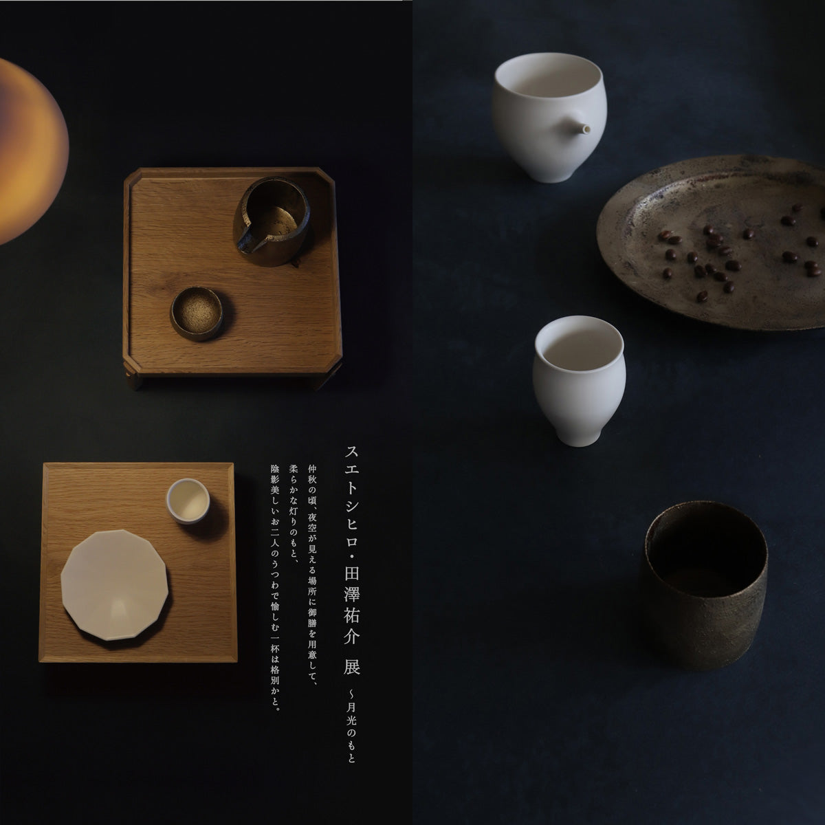 スエトシヒロ・田澤祐介 展 ~月光のもと