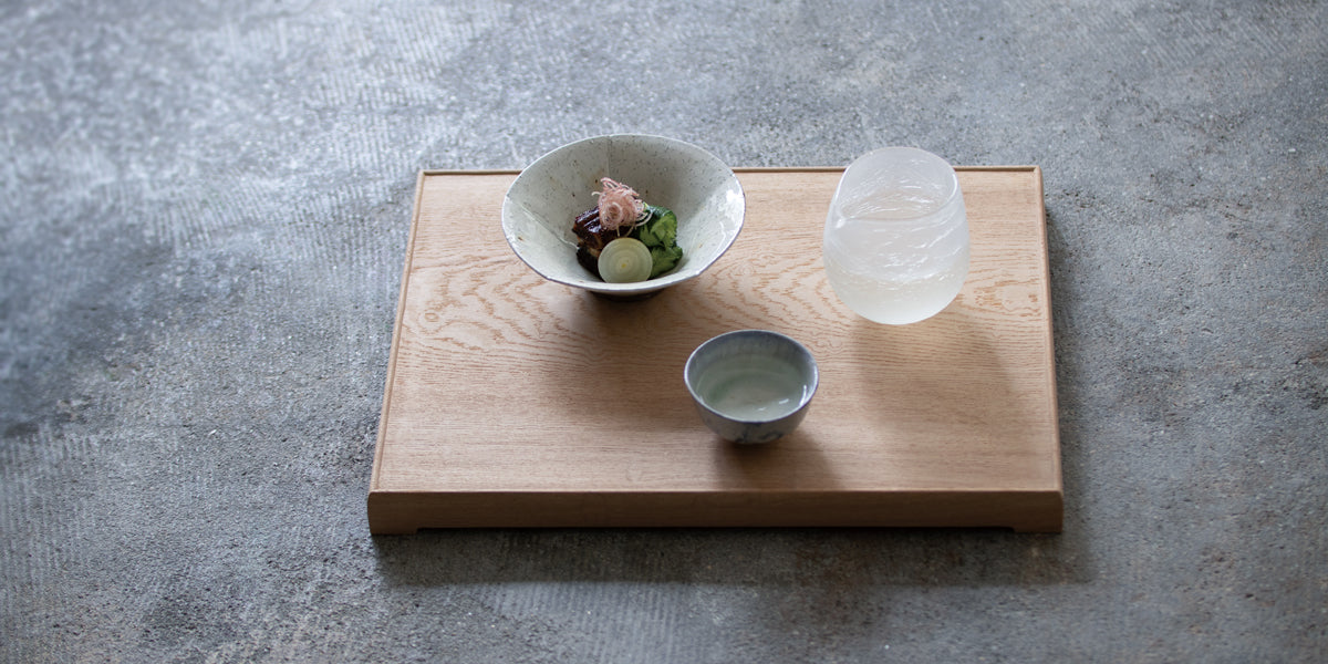 紀平佳丈　浮造盆330×280(拭漆) 5枚 紀平佳丈 浮造盆330×280(拭漆) 5枚