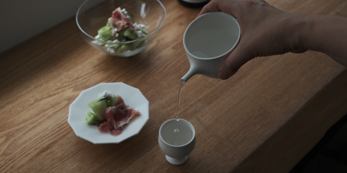 スエトシヒロ　ホヤ注器, ぐいのみ / Toshihiro Sue Katakuchi and Guinomi