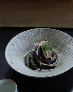 鈴木智尋　2507 黄粉引しのぎ六寸鉢