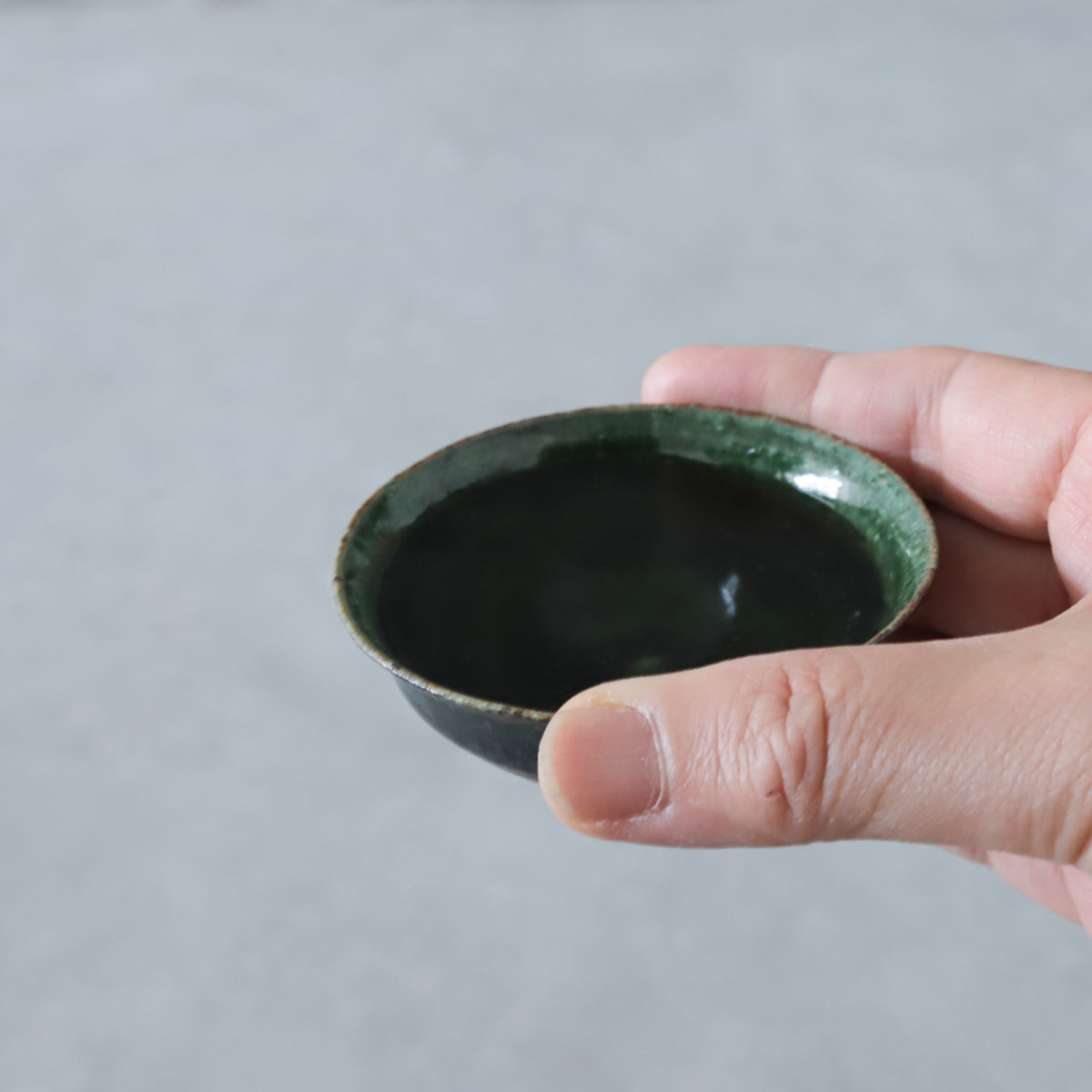 黒木泰等　2509 織部ぐいのみ 03