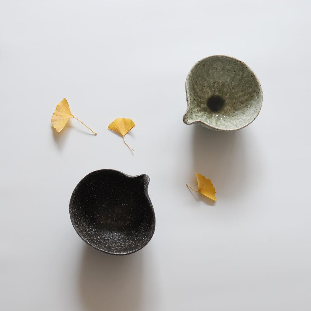 鶴見宗次 片口鉢 黒
