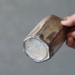 境道一　21 粉引六角杯