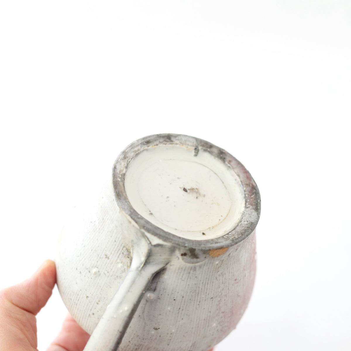36 境道一　粉引　pot