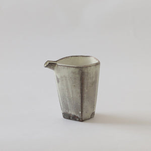 56 境道一　粉引　茶海