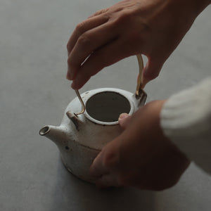 境道一　粉引　酒器