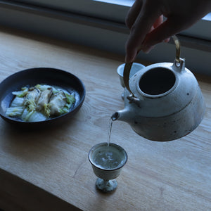 境道一　粉引　酒器