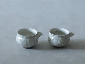鈴木智尋　2502 ガラス釉片口酒器