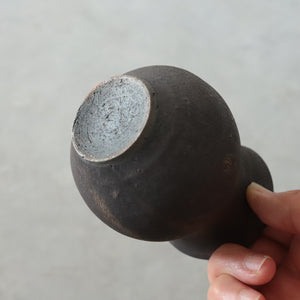 高田志保　2512 黒釉片口 01