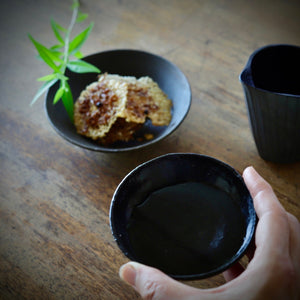 横山拓也　さかずき　黒