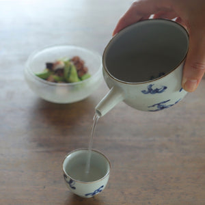 佐藤もも子　染付片口 01