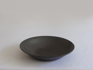鈴木進　黒釉茶船02