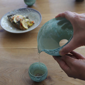 鈴木努　緑青風　片口